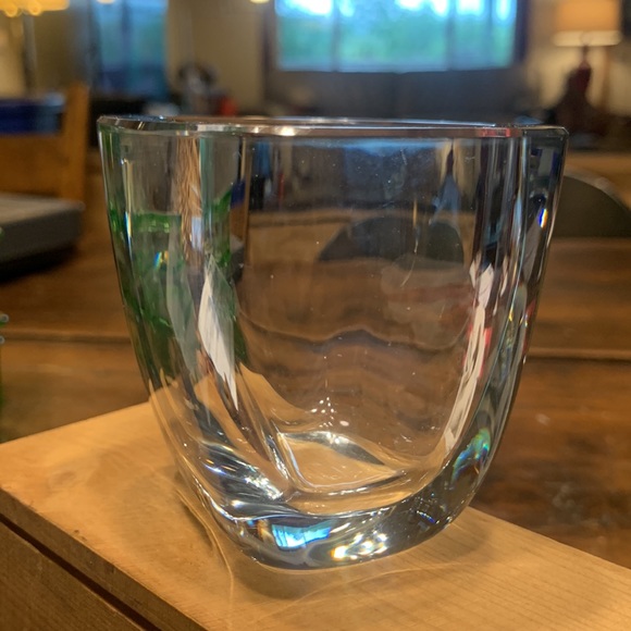 VINTAGE 30’s-60’s CRYSTAL GLASS BOWL VASE SWEDEN STROMBERG? - Picture 4 of 13